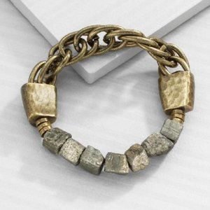 Silpada Neutral Chain Stretch Bracelet